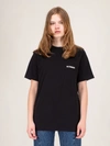 VETEMENTS LOGO FRONT BACK T-SHIRT BLACK,UAH21TR501 1600 Logo Front Back T-shirt bl