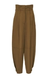 Givenchy High-waisted Military Trousers In Green