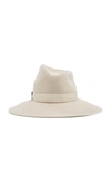 GIGI BURRIS WOMEN'S DRAKE ASYMMETRIC VELOUR FELT HAT,806523