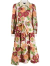 MARC JACOBS FLORAL PRINT SILK DRESS