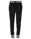 Dolce & Gabbana Knit Jogging Pants With Embroidery In Black