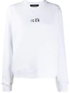 Dsquared2 Icon Sweatshirt In White In White