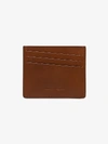 MAISON MARGIELA BROWN AND BLACK LEATHER CARD HOLDER,S35UI0432PS93514873217