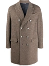 BRUNELLO CUCINELLI DOUBLE BREASTED COAT