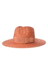 BRIXTON JOANNA STRAW HAT,00249 AUTMN