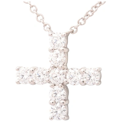 Pre-owned Harry Winston Silver White Gold Necklace