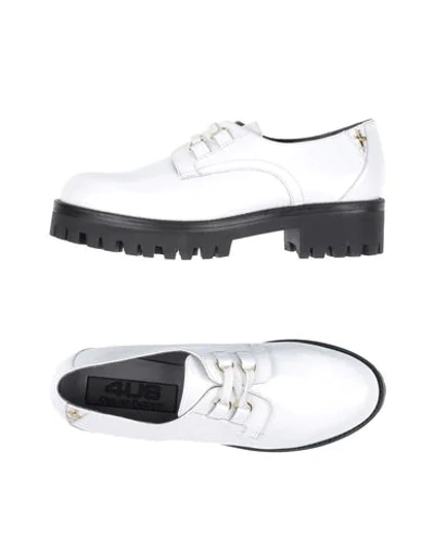 Cesare Paciotti 4us Lace-up Shoes In White