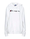 Champion Hooded Sweatshirt In White