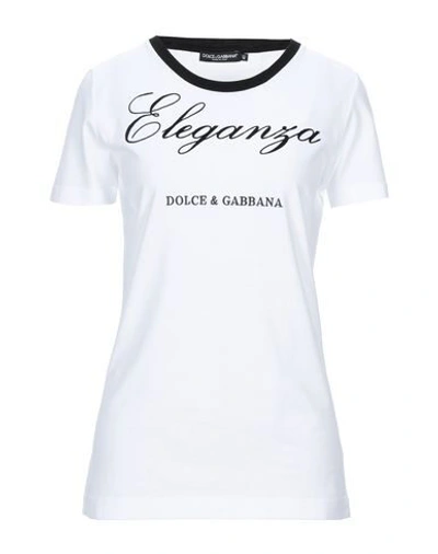 Dolce & Gabbana T-shirts In White
