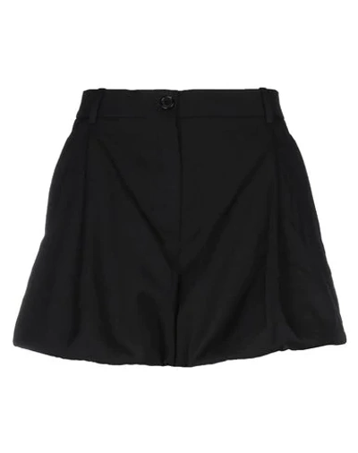 Nina Ricci Woman Shorts & Bermuda Shorts Black Size 4 Wool, Viscose, Cotton, Polyester