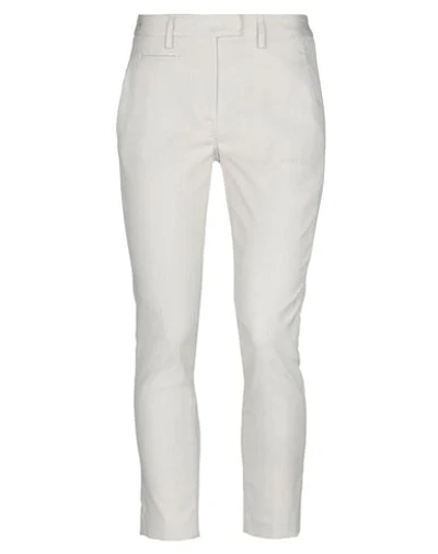 DONDUP DONDUP WOMAN PANTS IVORY SIZE 30 COTTON, POLYAMIDE, POLYESTER, NEOCRYL,13486472EH 4
