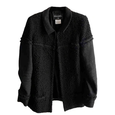 Pre-owned Chanel Black Cotton Jacket
