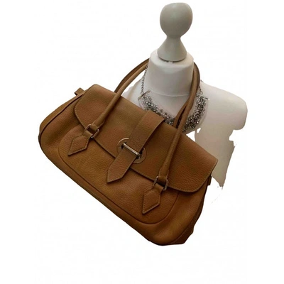 Pre-owned Jil Sander Camel Leather Handbag