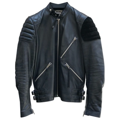 Pre-owned Acne Studios Black Leather Jacket
