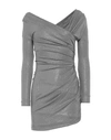 Alexandre Vauthier Short Dresses In Grey