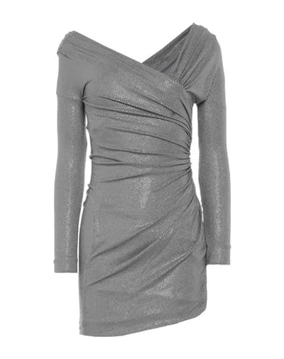 Alexandre Vauthier Short Dresses In Grey