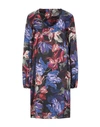 Manila Grace Short Dresses In Purple