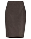 Avenue Montaigne Knee Length Skirts In Cocoa