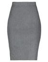 Avenue Montaigne Knee Length Skirts In Grey