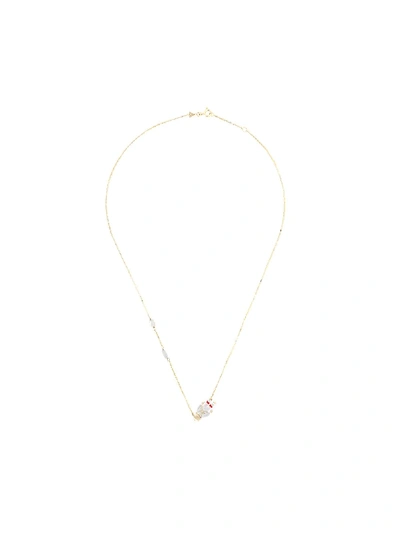 Aliita 9kt Yellow Gold Astronauta Necklace