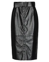 Msgm Midi Skirts In Black