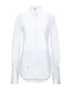 Thom Browne White Classic Button-down Point Collar Shirt In White