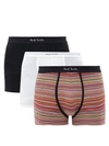 Paul Smith Pack Of Three Cotton-blend Boxer Briefs In White