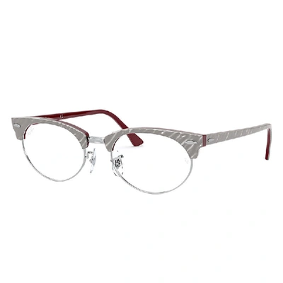 Ray Ban Rb3946v Eyeglasses In Hellgrau Gemustert