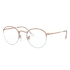Ray Ban Rb3947v Eyeglasses In Shiny Rose Gold