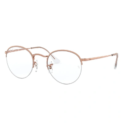 Ray Ban Rb3947v Eyeglasses In Shiny Rose Gold