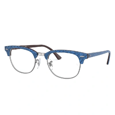 Ray Ban Rb5154 Eyeglasses In Blau Gemustert