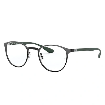 Ray Ban Rb6355 Eyeglasses Sand Green Frame Clear Lenses 50-23
