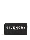 Givenchy Iconic Prints Continental Wallet In Black
