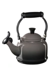 Le Creuset 1.25 Quart Enamel On Steel Demi Tea Kettle In Oyster
