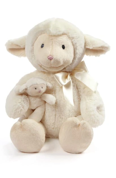Gund Babies' Nursery Time Lamb Bedtime Stories Animated Stuffed Animal In Cream