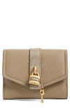 CHLOÉ ABY LEATHER FRENCH WALLET,CHC19WP311B71