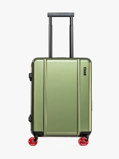 Floyd Vegas Green Check-in Suitcase