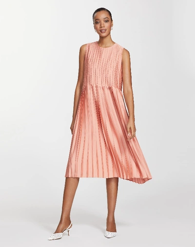 Lafayette 148 Petite Carlisle Cloth Kendrick Dress In Pink