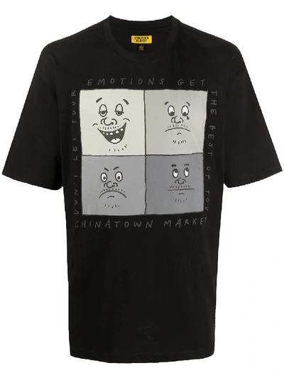 Chinatown Market Emotions Graphic T-shirt In Black