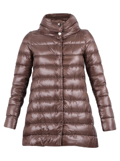 Herno Beige Amelia Padded Jacket In Visone