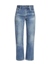 SAINT LAURENT WOMEN'S 70S CROPPED JEANS,400012804666