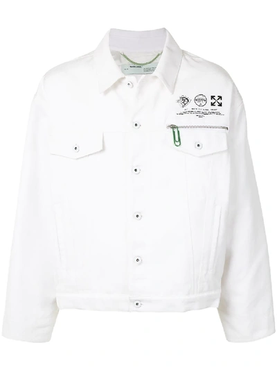 Off-white 'universal Key' Jacke In White