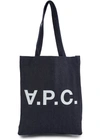 APC LAURE TOTE BAG,APCGG372BLU