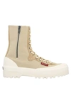 Superga Ankle Boots In Beige