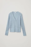 COS KNITTED SILK MIX CARDIGAN,0890825001005