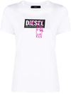 DIESEL CAT EMBROIDERY LOGO T-SHIRT