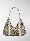 BY FAR AMBER SNAKE PRINT SHOULDER BAG,15266605