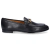 GUCCI LOAFERS JORDAN CALFSKIN LOGO BLACK