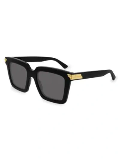 Bottega Veneta 53mm Square Sunglasses In Black