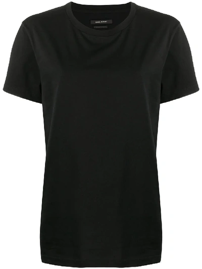 Isabel Marant Logo-print Round-neck T-shirt In Black